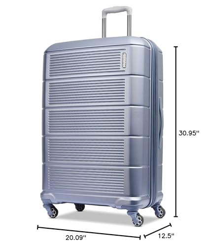 American Tourister Stratum 2.0 Expandable Hardside Luggage with Spinner Wheels, 28" SPINNER, Slate Blue