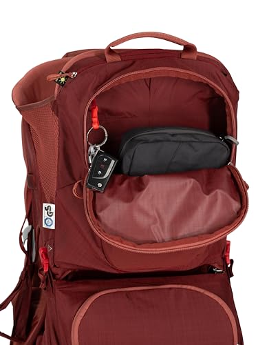 Osprey Poco LT Lightweight Child Carrier Backpack - Compact, Travel-Ready with Sunshade and Adjustable Fit - Lightweight, Comfortable Hiking for Toddlers, Tan Concrete