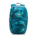 High Sierra Swoop Backpack, Travel, or Work Bookbag with tablet sleeve, One Size, TEAL MARBLE SWIRL
