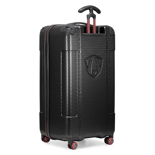 Traveler's Choice Maxporter II Polycarbonate Hardside Trunk with Spinner Wheels, Black, 31-Inch Large Trunk