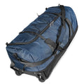Vrtisa 110L Expandable to 140L 32” Foldable Oxford Soft-Sided Rolling Duffle Bag with 2 Heavy-Duty Wheels,2 Large Compartments,Adjustable Shoulder Strap and Attached Organizer Pouch,Navy Blue