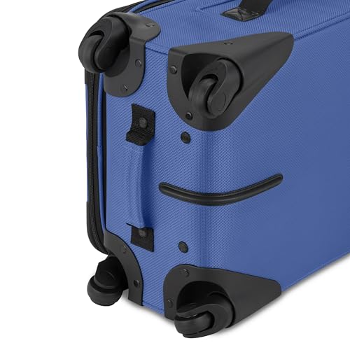 SWISSGEAR Sion Softside Expandable Spinner Luggage Durable Lightweight Travel Suitcase, Regatta, Carry-On