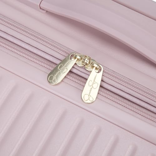 Jessica Simpson Abilene 20" Expandable 8-Wheel Spinner Carry On Luggage Suitcase, Peachy Keen