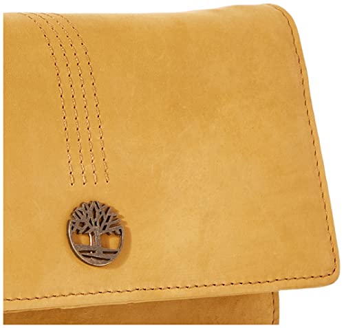 Timberland Women's Rfid Leather Crossbody Bag Wallet Purse, Wheat (Nubuck), One Size