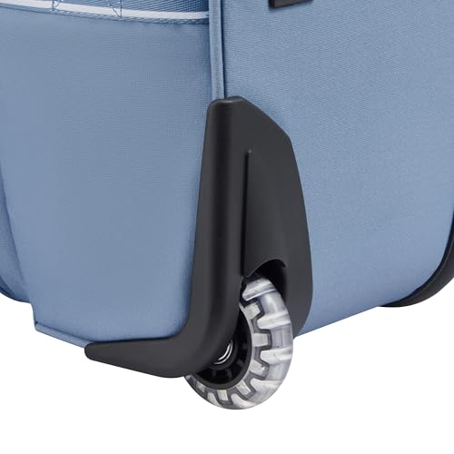 florence by mills On A Roll Two Wheel Rolling Travel Duffle Bag, Zinc Blue, 28 Inch