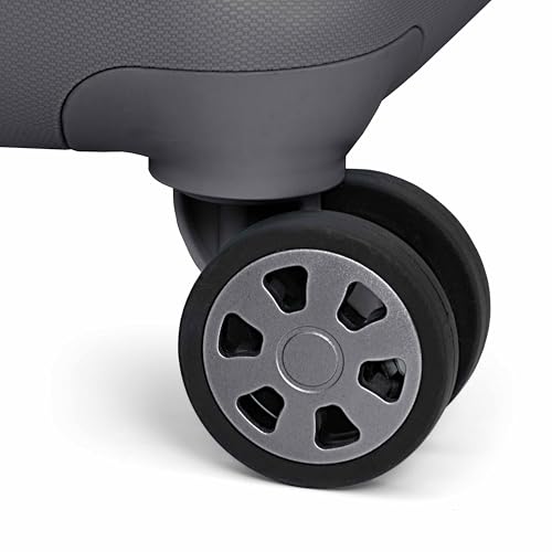 Traveler's Choice Pagosa Hardshell Expandable Luggage with Spinner Wheels, Gray, 22-Inch Carry-on