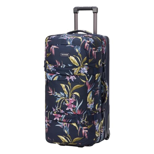 Dakine Rolling Duffel Bag 85L, Split Roller Travel Bag with Wheels, Medium Large Suitcase for Travel, Durable Luggage with Compartments, Hanalei, 85L