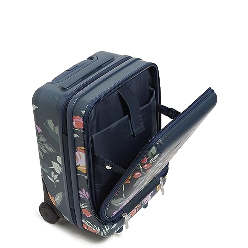 Hardside Underseat Rolling Suitcase Luggage, Fresh-Cut Floral Green