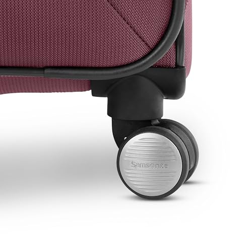 Samsonite Ascella 3.0 Softside Expandable Luggage with Spinner Wheels, 3-Piece Set (20/25/28), Mauve Haze