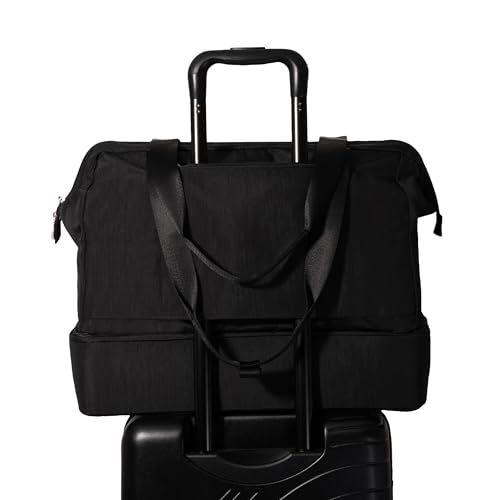 Modern Weekender - Lightweight 18"x15.7"x9.4" Duffel Carry-on Travel Bag for Women