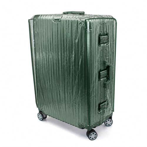 Gabbiano All-Aluminum Luggage Set, 2-Piece Zipperless Suitcase (20” Carry-On + 30” Large) – Aluminum-Magnesium Hardside Spinner with TSA Latch Locks, 22x14x9 (Green, Large 30")