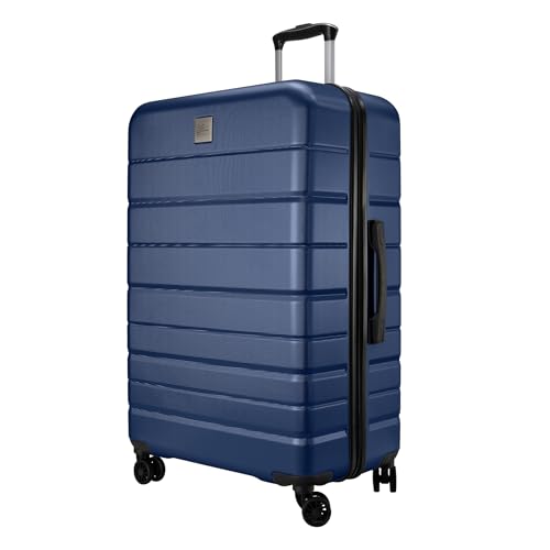 Skyway Epic 2.0 Hardside Lightweight and Durable ABS Shell Luggage, Easy Carry Grip Top and Side Handles, Spacious Interior with 4-wheel spinners, Men and Women, Royal Blue, Large Check-In 28-Inch