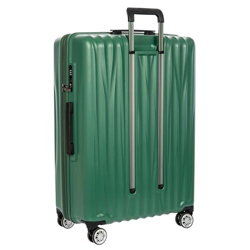 Bric's Cervia 30" Hardside Large Expandable Luggage, 360° Spinner Wheels, Lightweight Checked Suitcase, TSA-Approved Locks, Dark Emerald Green