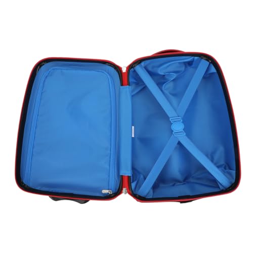 Bioworld Super Mario 16.5-Inch ABS Youth Carry-on Luggage with Trolley Handle for Toddler