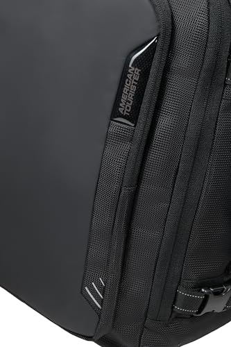American Tourister Take2Cabin Pro Ryanair/Wizz Air/Vueling Cabin Bag (40 x 30 x 20 cm, 26.5 L, 0.60 kg) - Underseat Hand Luggage, Aeroplane Backpack S/M Underseat - Black (Flash Black)