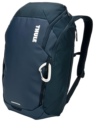 Thule Chasm 26L Backpack,Durable Water-Resistant Recycled Materials,Mesh Pockets Organization, Side Zipper Easy Access