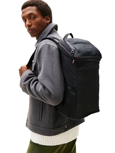 Tommy Hilfiger Mens Travel Packable Backpack,BLACK One Size