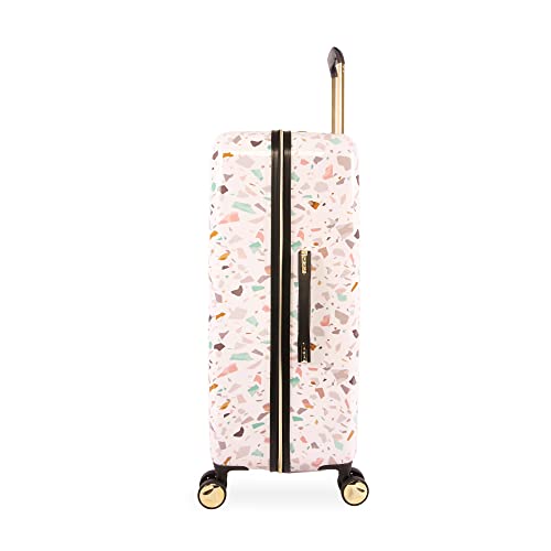 BEBE Women's Luggage Hardside Spinner, Beige, Check-in 29''