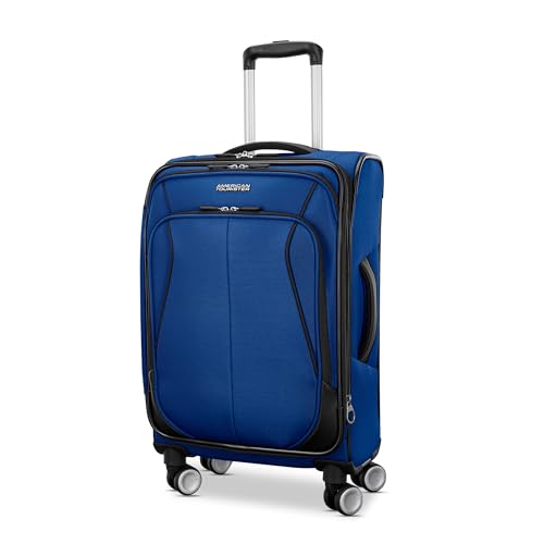 American Tourister 4 KIX 3.0 Carry-On 20-Inch Spinner, SAPPHIRE BLUE
