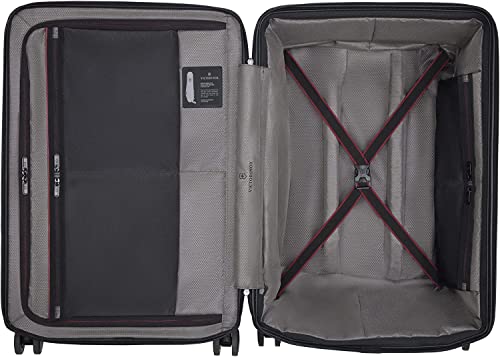 Victorinox Spectra 3.0 Expandable Medium Case - Modern Hardside Luggage - Rolling Suitcase with Spinner Wheels - Holds Travel Accessories - 81 Liters, Black