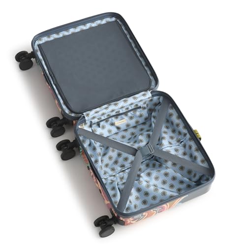 Hardside Luggage Mini Adair Spinner Suitcase, Leaf Me Not Paisley Dark Slate, One Size