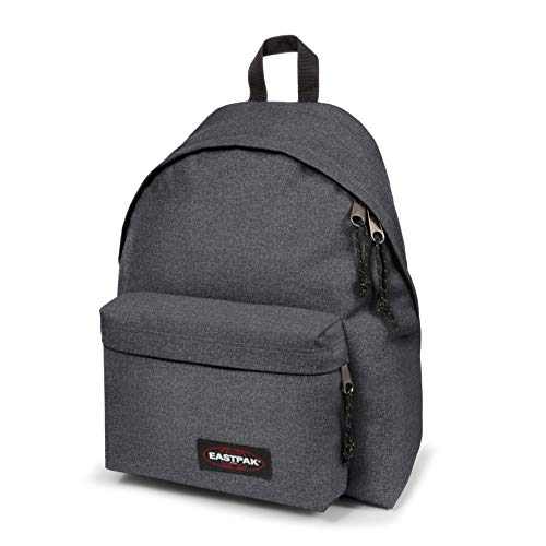 EASTPAK Padded Pak'R – 24L Iconic Backpack with Front Pocket, Water-Resistant Fabric, Vegan Materials & Adjustable Straps, Black Denim