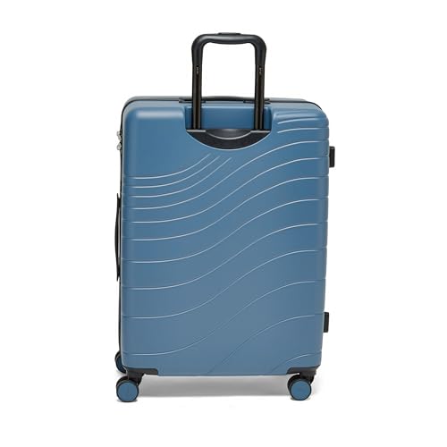 Baggallini Set Wave 26” 4 Wheel Hardside Luggage - Lightweight Suitcase with Wheels