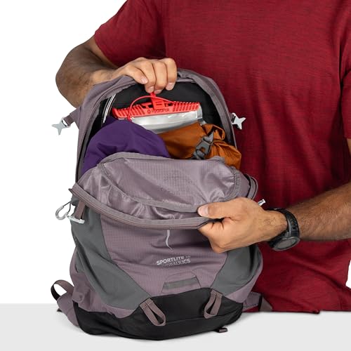 Osprey Sportlite 15L Lightweight Hiking Backpack with Hydraulics Reservoir for Men & Women - Everyday Hydration Travel Bag, Torrent Blue