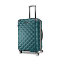 Kenneth Cole REACTION Diamond Tower Collection Lightweight Hardside Expandable 8-Wheel Spinner Travel Luggage, Deep Teal, 24-Inch Checked