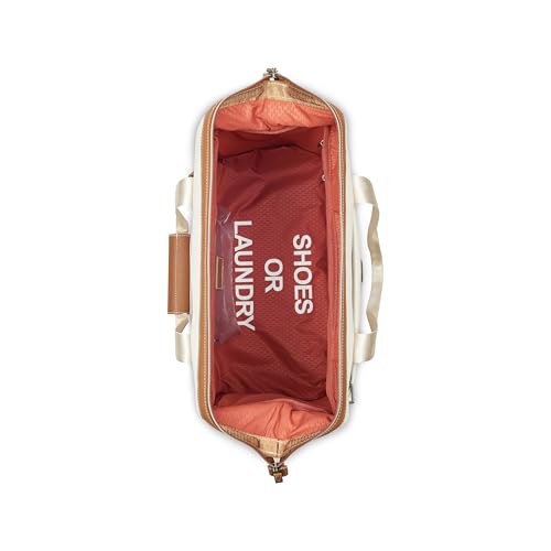 DELSEY PARIS Chatelet 2.0 - Small Weekender - Travel Duffle Bag - Carry On Duffle bag with Laptop Compartment and Shoes Pocket – Lightweight Travel Bag, Angora