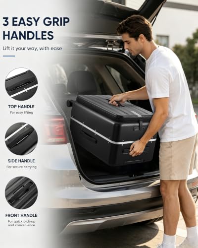 Hanke 24 Inch Top Opening Medium Suitcase, Aluminum Frame Hard Shell Suitcases with Wheels, TSA Lock, Large Storage Travel Luggage with Removable Divider & Toiletry Bag (Jet Black)