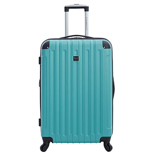 Travelers Club Midtown Hardside 4-Piece Luggage Travel Set, Emerald