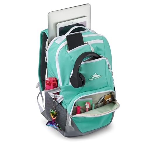 High Sierra Swoop Backpack with 17" Laptop Pocket, Aqua (Instore Version)