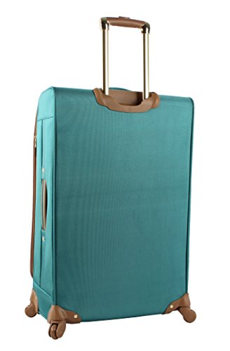Steve Madden Designer Luggage Collection - 3 Piece Softside Expandable Lightweight Spinner Suitcase Set - Travel Set Includes an Under Seat Bag, 20-Inch Carry on and 28-Inch Checked Suitcase, Harlo