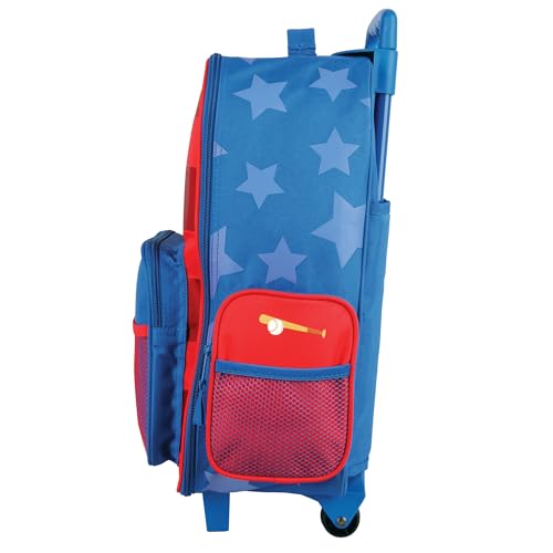 Stephen Joseph Kids Classic Rolling Luggage, Kids Luggage, Toddler Rolling Travel Carry On, Kids Suitcase with wheels,