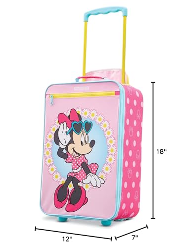 American Tourister Disney Softside Upright Luggage, Minnie, Carry-On 18-Inch
