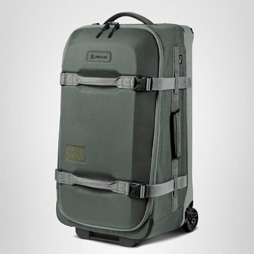 Pelican Aegis Luggage - Check in Duffel Bag with Wheels - 28 Inch Suitcase with Wheels (Charcoal)