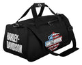 Harley-Davidson Americana Bar & Shield Logo Graphic Rugged Duffel Bag, Black