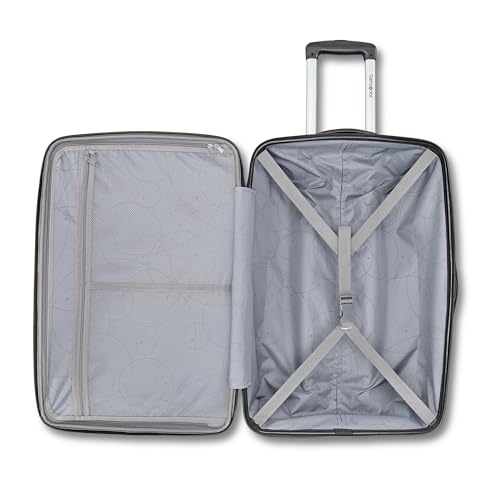 Samsonite Winfield 2 Hardside Expandable Luggage with Spinner Wheels, Ice Blue, Checked-Large 28-Inch