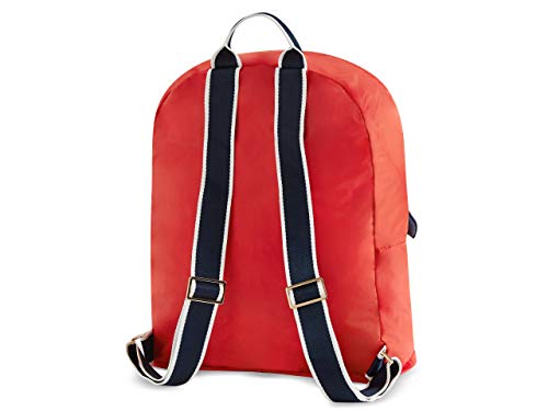 Paravel Foldable Travel Backpack | Bebop Red | Everyday Lightweight, Packable Travel Hiking Nylon Daypack, Carry On Luggage Bag for Women and Men
