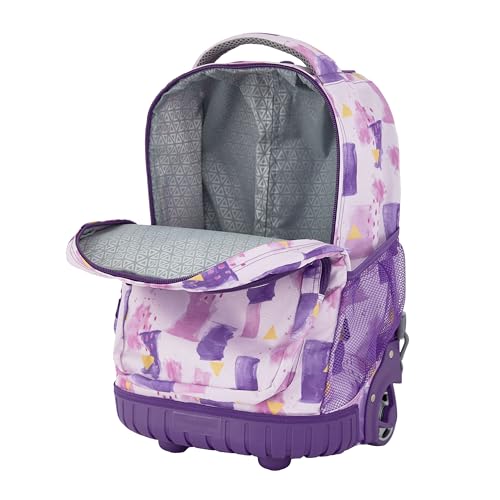 Travelers Club 4 Piece Rolling Backpack Set With Accessories, Water