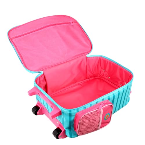 Stephen Joseph Kids Classic Rolling Luggage, Kids Luggage, Toddler Rolling Travel Carry On, Kids Suitcase with wheels,