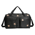 ALINUOYQ Quilted Diaper Bag Tote Cute Large Baby Bag for Mom, Hospital Bags for Labor Delivery, Weekender & Overnight Travel Duffel Bags for Women, Pañaleras para Bebe