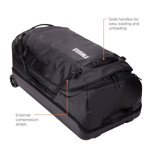 Thule Chasm Wheeled Duffel Suitcase, Black