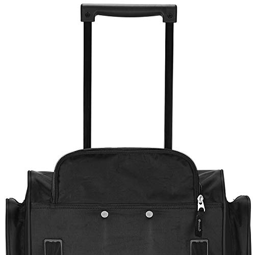 Travelers Club 30" Xpedition Rolling Duffel Bag, Black