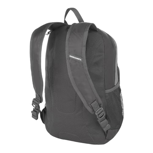 Eddie Bauer Stowaway Packable Backpack | Travel | Outdoor | Lightweight | Foldable | Durable | Ripstop Polyester | 30L - Dark Smoke