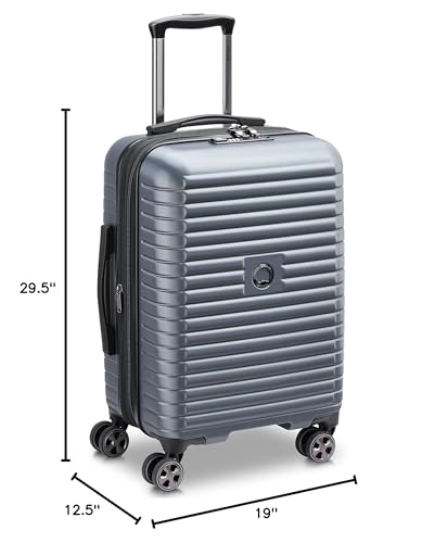 DELSEY PARIS Cruise 3.0 Hardside Expandable Luggage with Spinner Wheels, Graphite, 2 Piece Set (20/28)