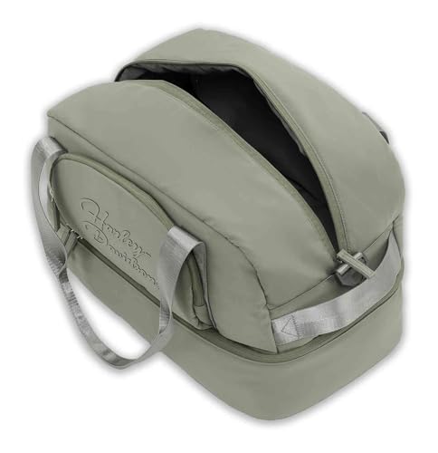 Harley-Davidson Women's Black Opal II Over-Under Weekender Duffel Bag, Green