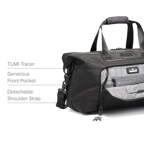 Tumi Alpha 3 Double Expansion Travel Satchel, Official Product, 1.1 gal (31 L) 0 cm 6.2 lbs (2.9 kg), Black, One Size