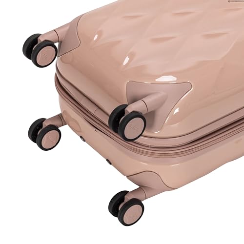 kensie Enchanting 3 Piece Luggage Set, Rose Dust